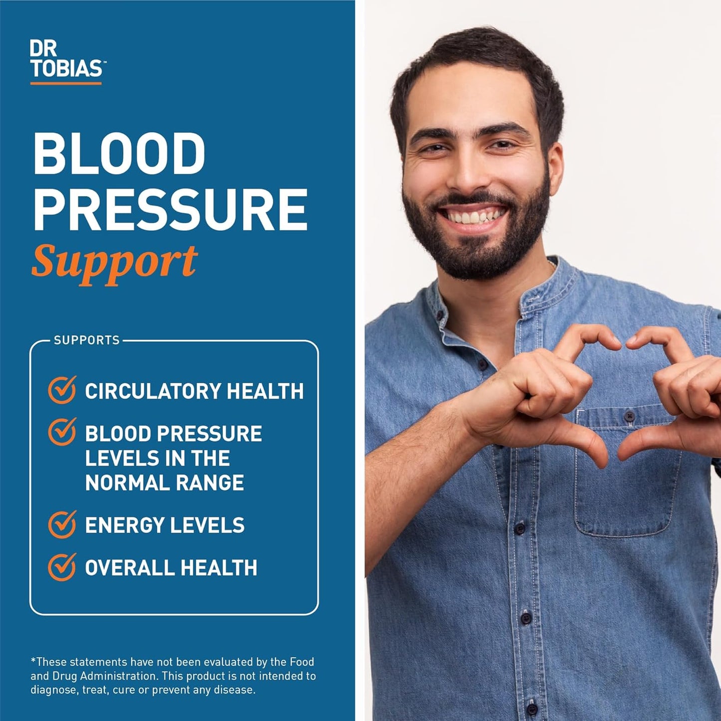 Dr. Tobias Blood Pressure Support with Liposomal Glutathione - Promotes Circulatory Health, Detoxification, and Immune Support - Non-GMO Formula