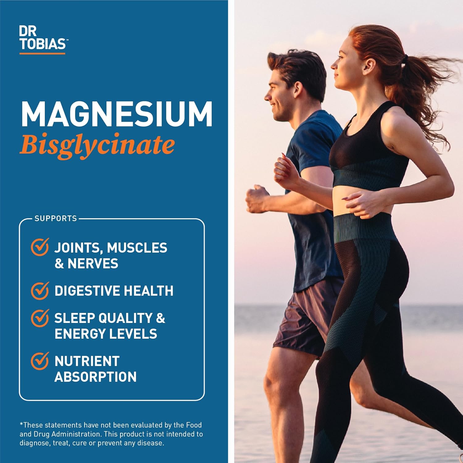 Dr. Tobias Magnesium Bisglycinate and Liposomal Glutathione for Energy, Muscle Function, Immune Health - Vegan, Non-GMO - High Absorption
