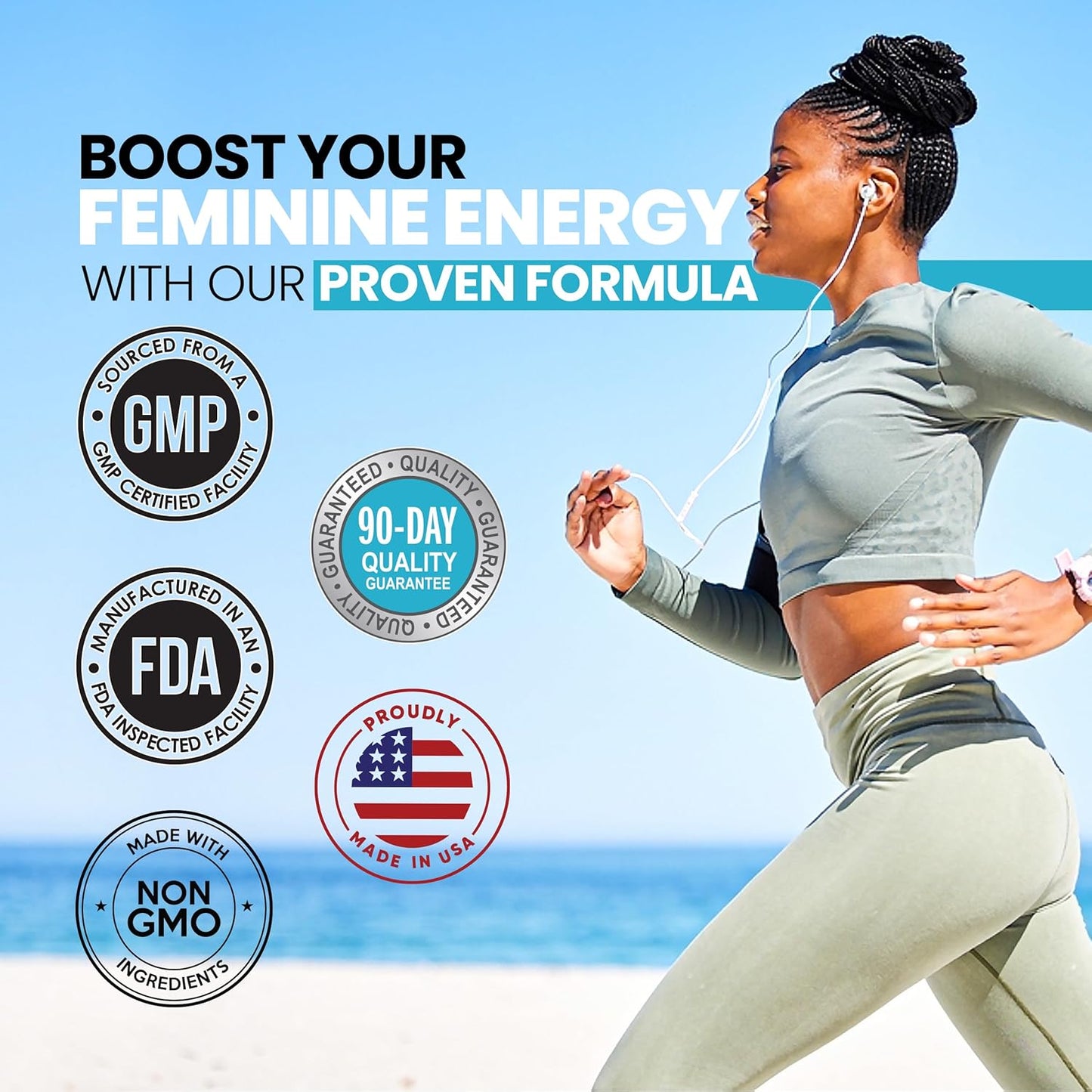 Dr. Vitamin Solutions G-Arouse Enhancer for Women | Libido Booster with Horny Goat Weed, Maca, Tongkat Ali & Tribulus | Energy Boosting Formula, 60 Capsules