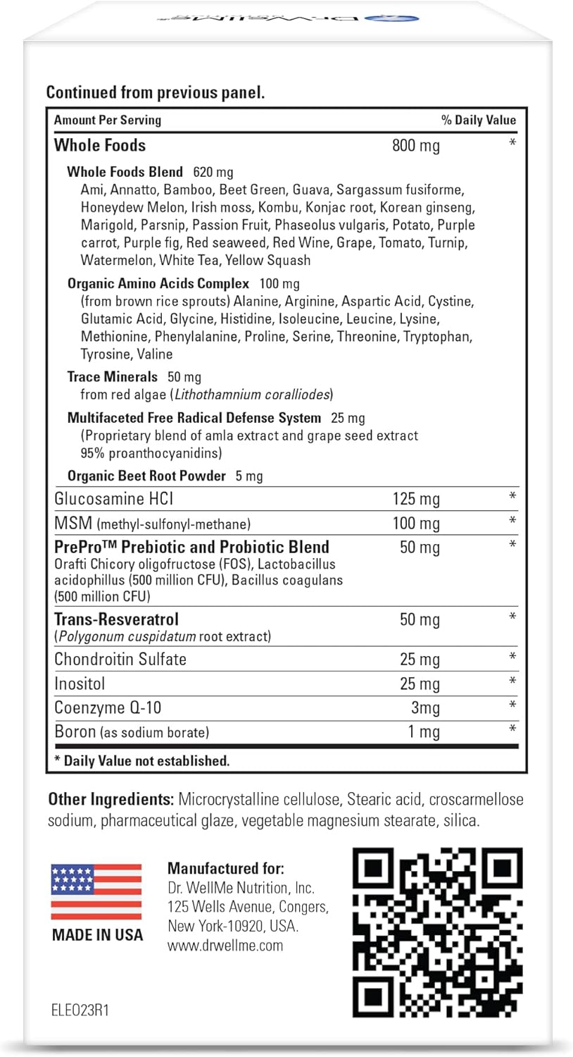 Dr. WellMe MultiWell® Supplement - 120 Vegetarian Tablets, Non-GMO Mineral Complex