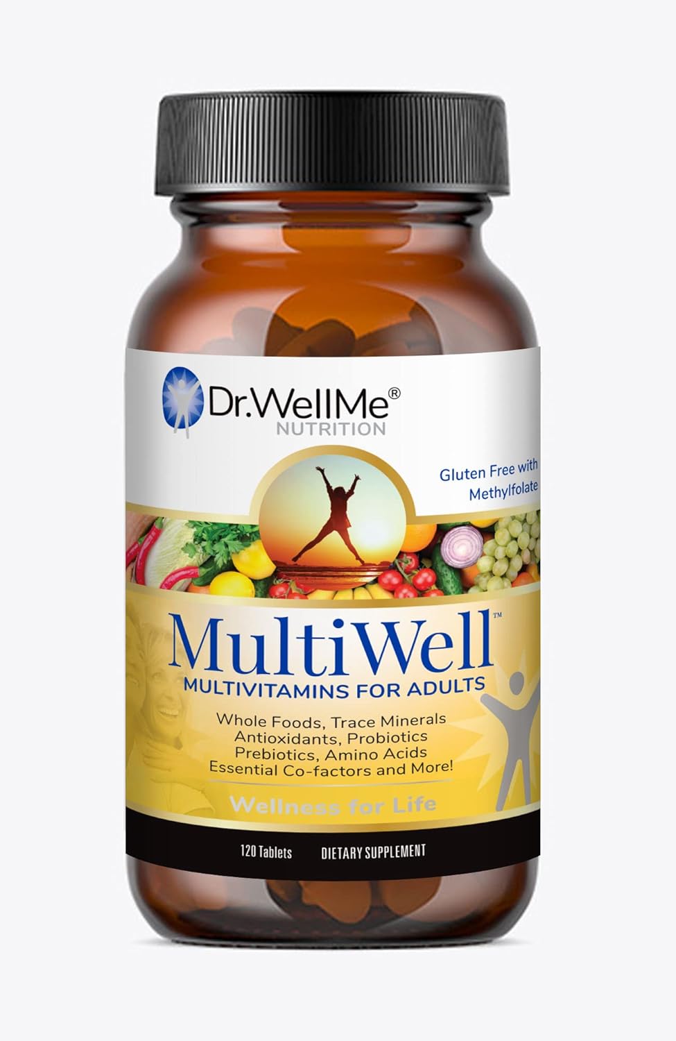 Dr. WellMe MultiWell® Supplement - 120 Vegetarian Tablets, Non-GMO Mineral Complex