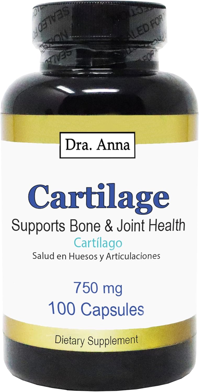 DRA. ANNA Cartilage Capsules - 100 Count, 750mg Each