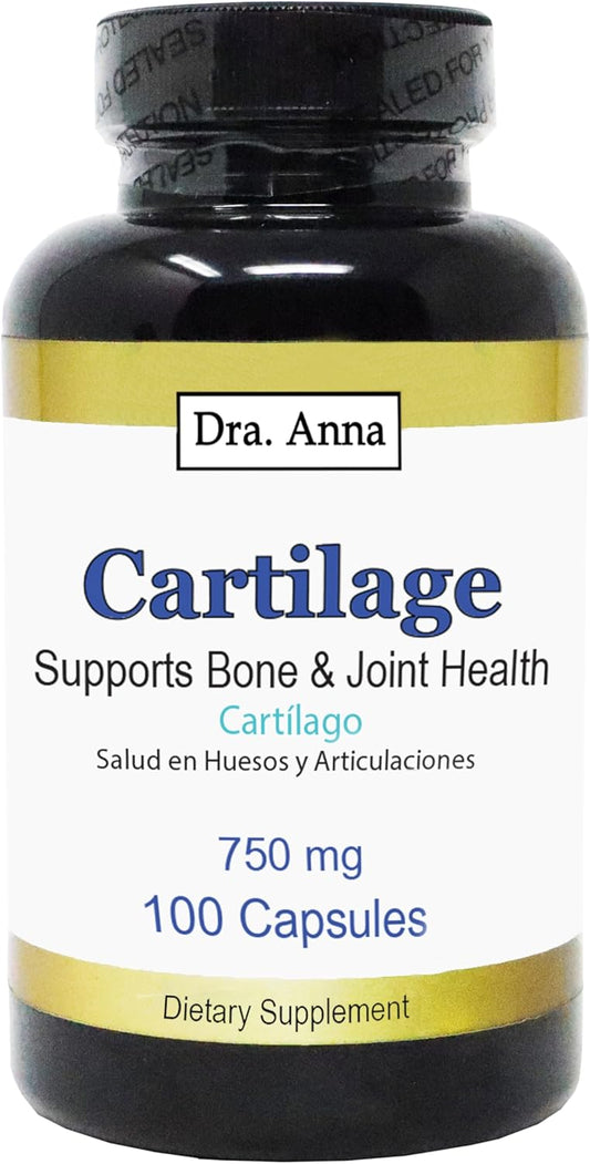 DRA. ANNA Cartilage Capsules - 100 Count, 750mg Each