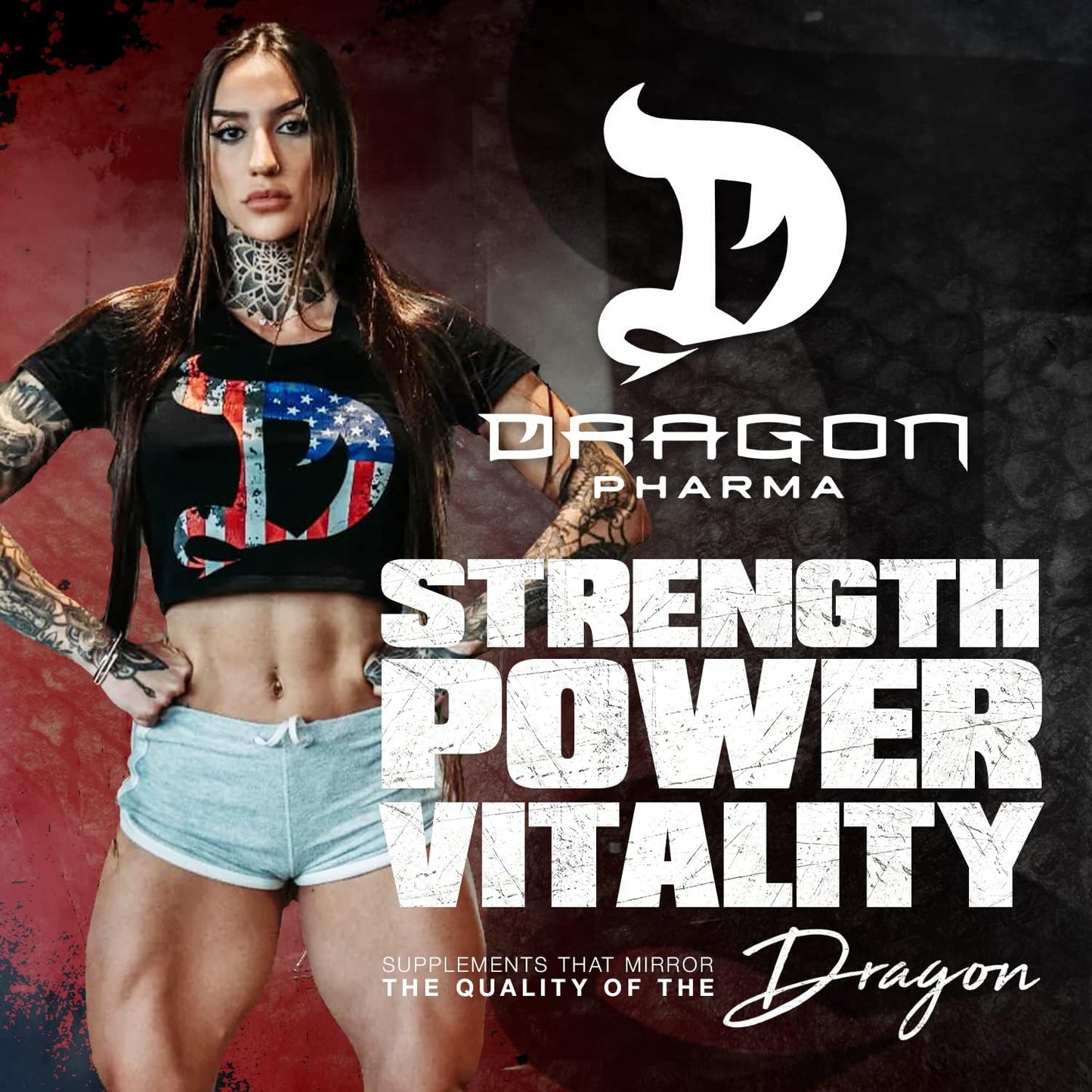 Dragon Pharma Venom Extreme Potency Pre-Workout Supplement with Laser Focus and Energy Boost - Enhance Vasodilation and Endurance with Proven Ingredients - 40 Servings, White Dragon