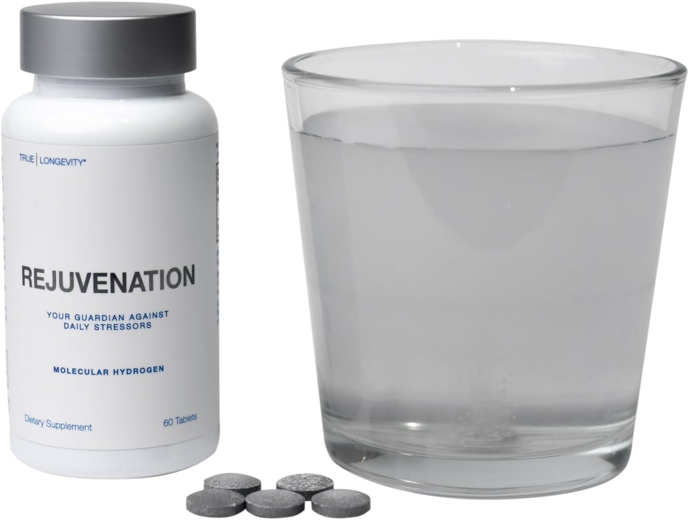 DRINK HRW Molecular Hydrogen Water Tablets - Rejuvenate Your Body and Boost Mental Clarity - 30 Unflavored Tablets
