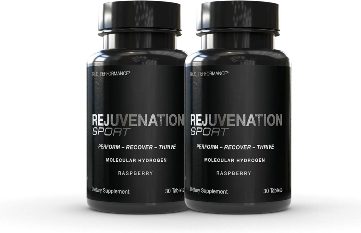 DRINK HRW Rejuvenation Sport Hydrogen Tablets: High Dose & Concentration, Boost Energy, Enhance Recovery, Support Mitochondrial Function - Raspberry Flavor