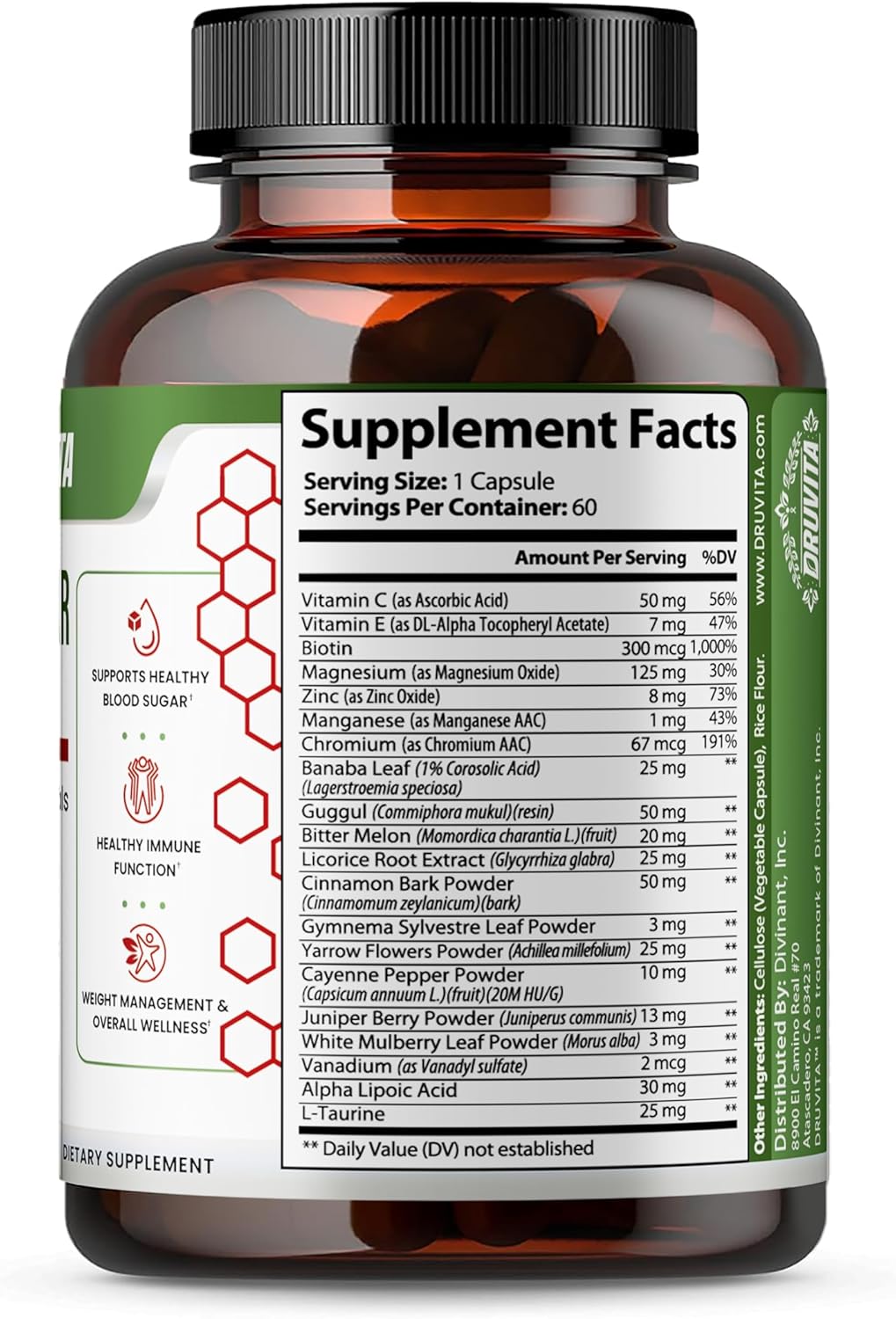 Druvita Smarts Parent Supplement - 60 Count Bottle for Brain Health and Cognitive Function