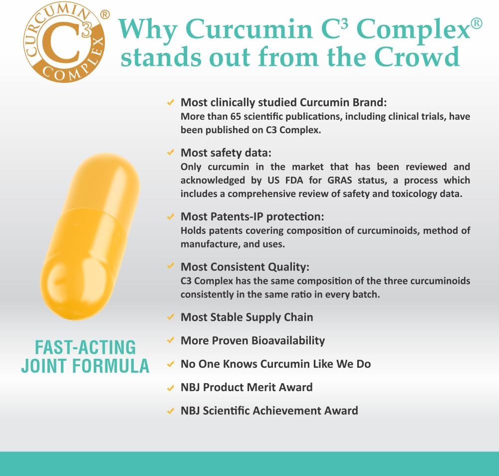 Dual Pack Joint Mary Hyaluronic Acid Supplement with Collagen, Turmeric, Glucosamine, MSM, Vitamin C - 60 Capsules total