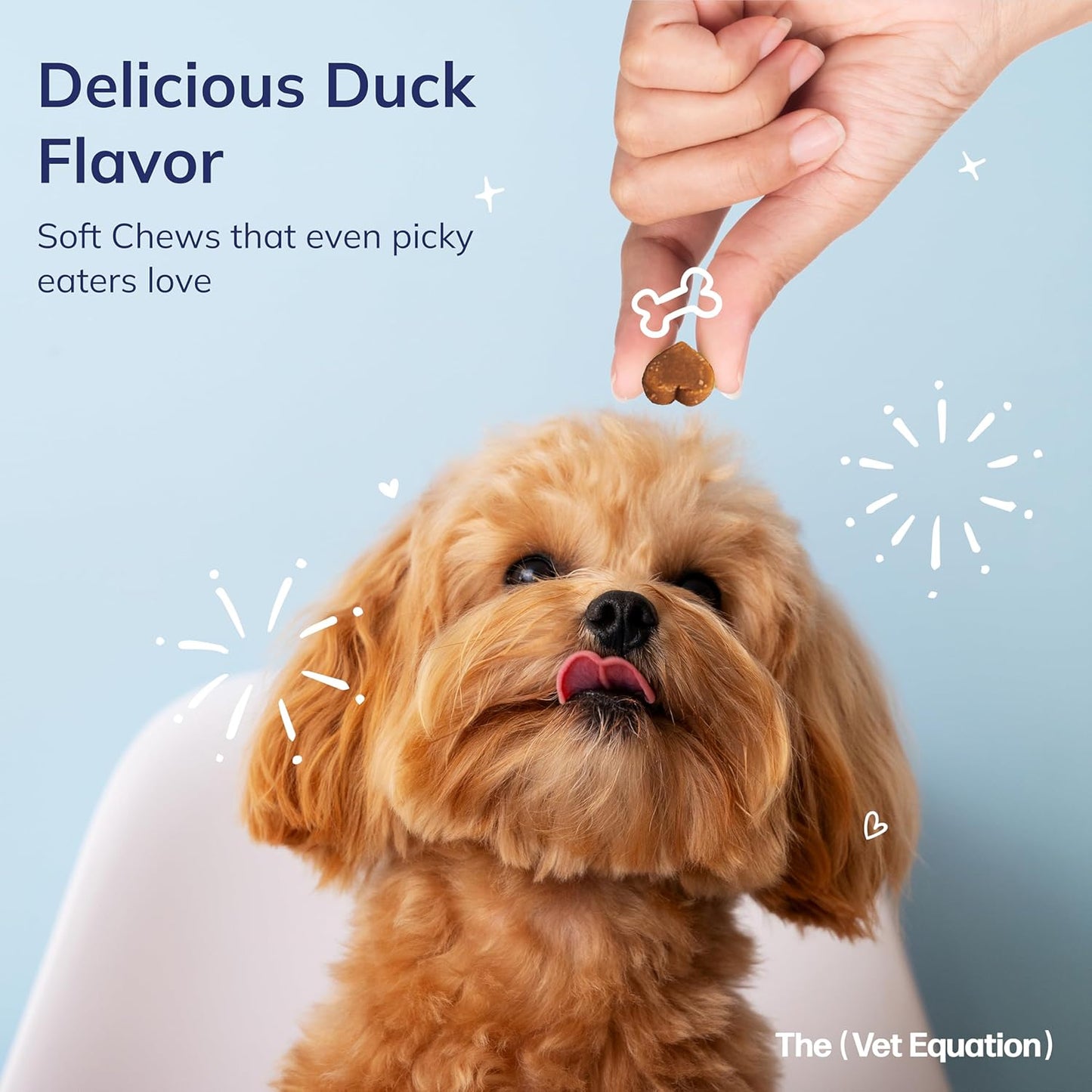 Duck-Flavored Omega Multifunctional Chews for Dogs - 90 Count with Marine Sourced Omega-3s - Supports Joint, Skin, Coat & Immune Health