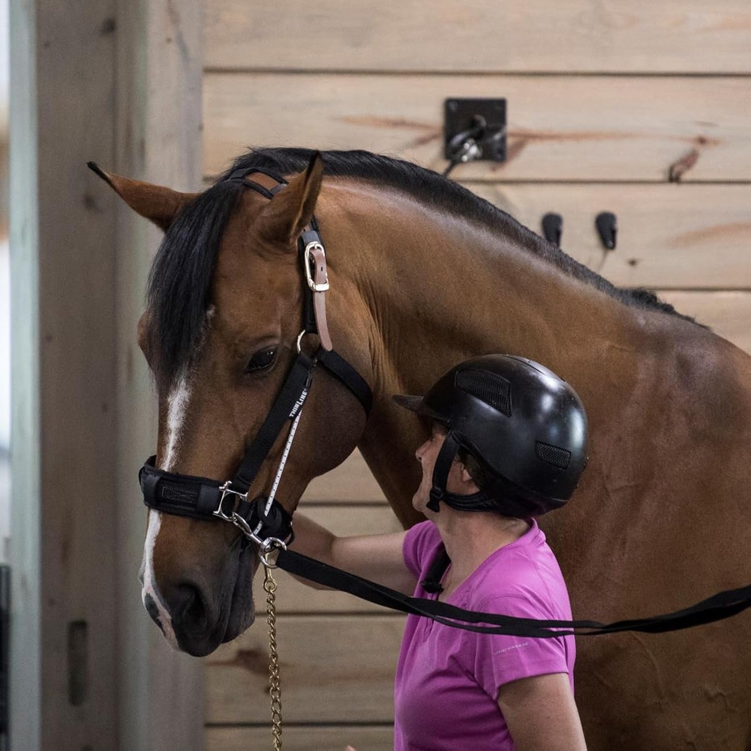 Durable and Versatile Equestrian Tack Accessory for Horse Calming - Thinline Busy Buddy Relaxation Tool with Latex Mouth Piece