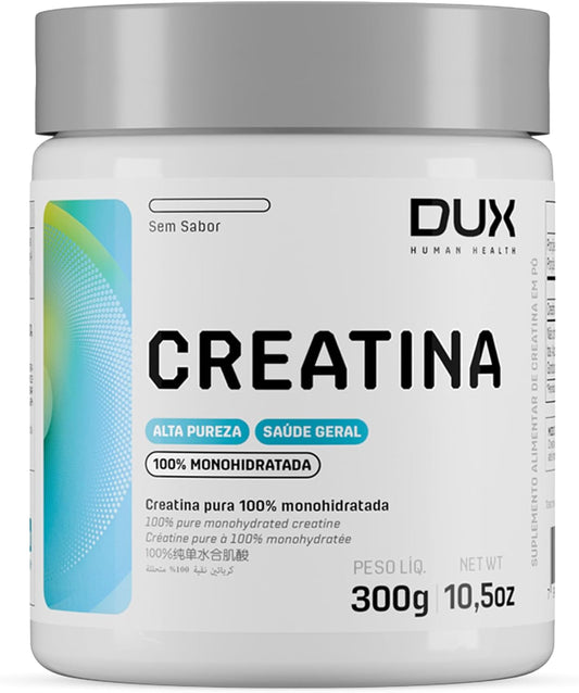 Dux Nutrition Lab Creatine Monohydrate Powder - Muscle Builder & Strength Recovery Supplement for Men and Women - Unflavored - 60 Servings - 10.5oz