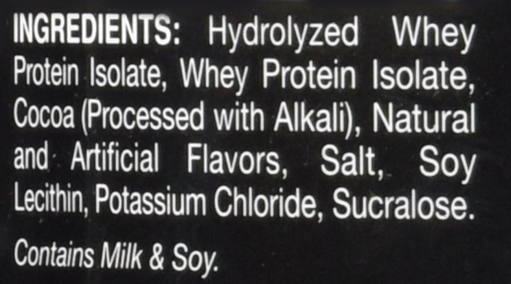 Dymatize ISO100 Hydrolyzed Whey Protein Powder, 25g Protein, 5.5g BCAAs, Gluten-Free, Fast Absorption, Gourmet Chocolate - 3lb