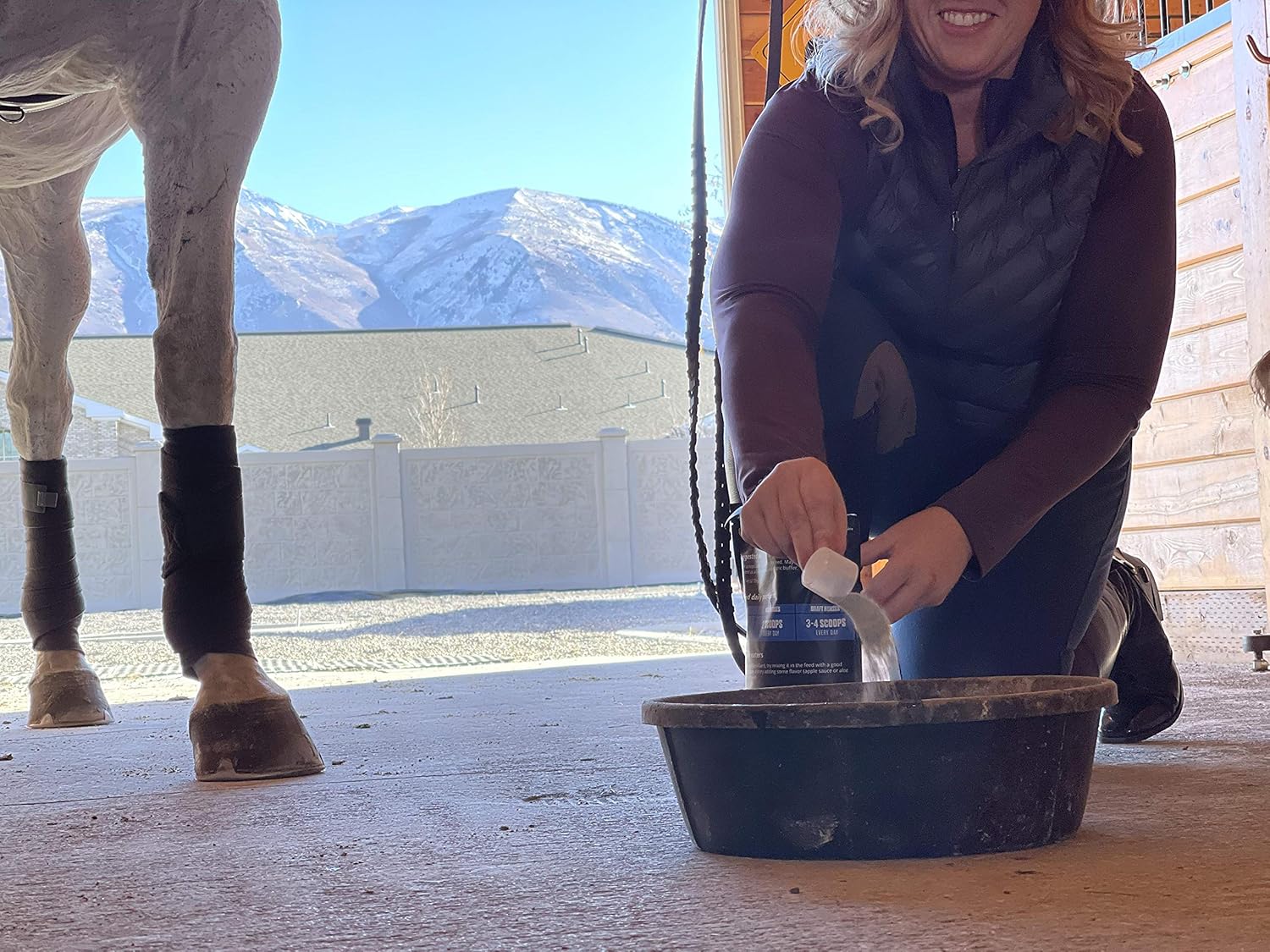 Eagle Equine MagnaGard Gastric Support Powder Supplement for Horses - Ulcer Relief, Calming Formula, 20lb Bucket, 5-Month Supply - BoostGo Australia