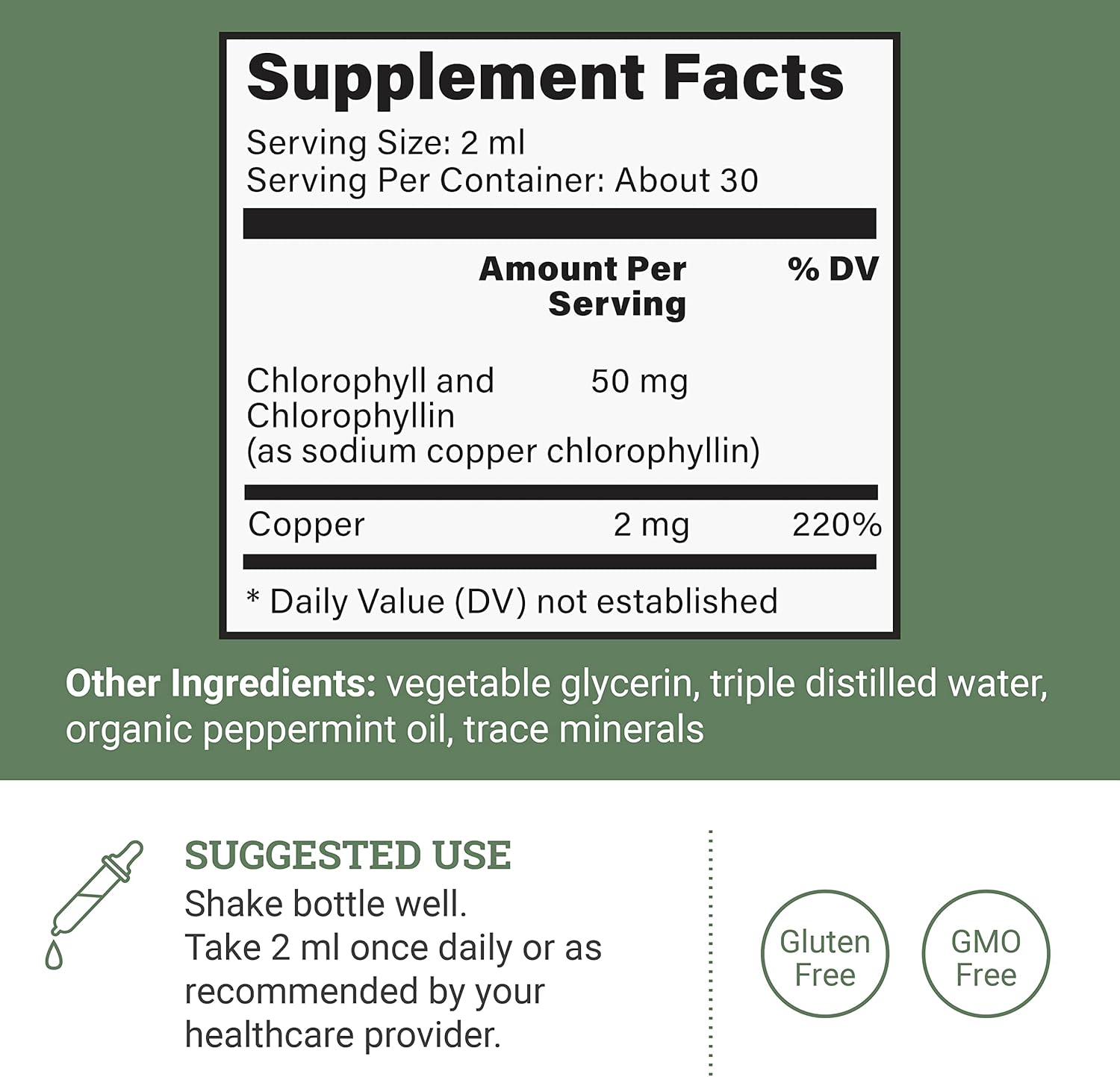 Earth Harmony Naturals Chlorophyll & Beet Root Liquid & Powder Blend - 2 Fl Oz & 120 Capsules