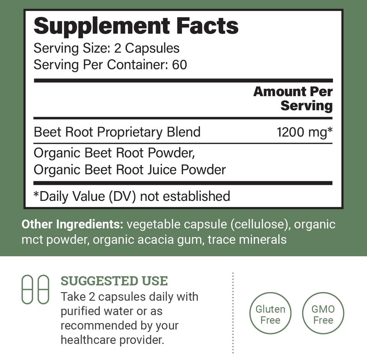 Earth Harmony Naturals Chlorophyll & Beet Root Liquid & Powder Blend - 2 Fl Oz & 120 Capsules