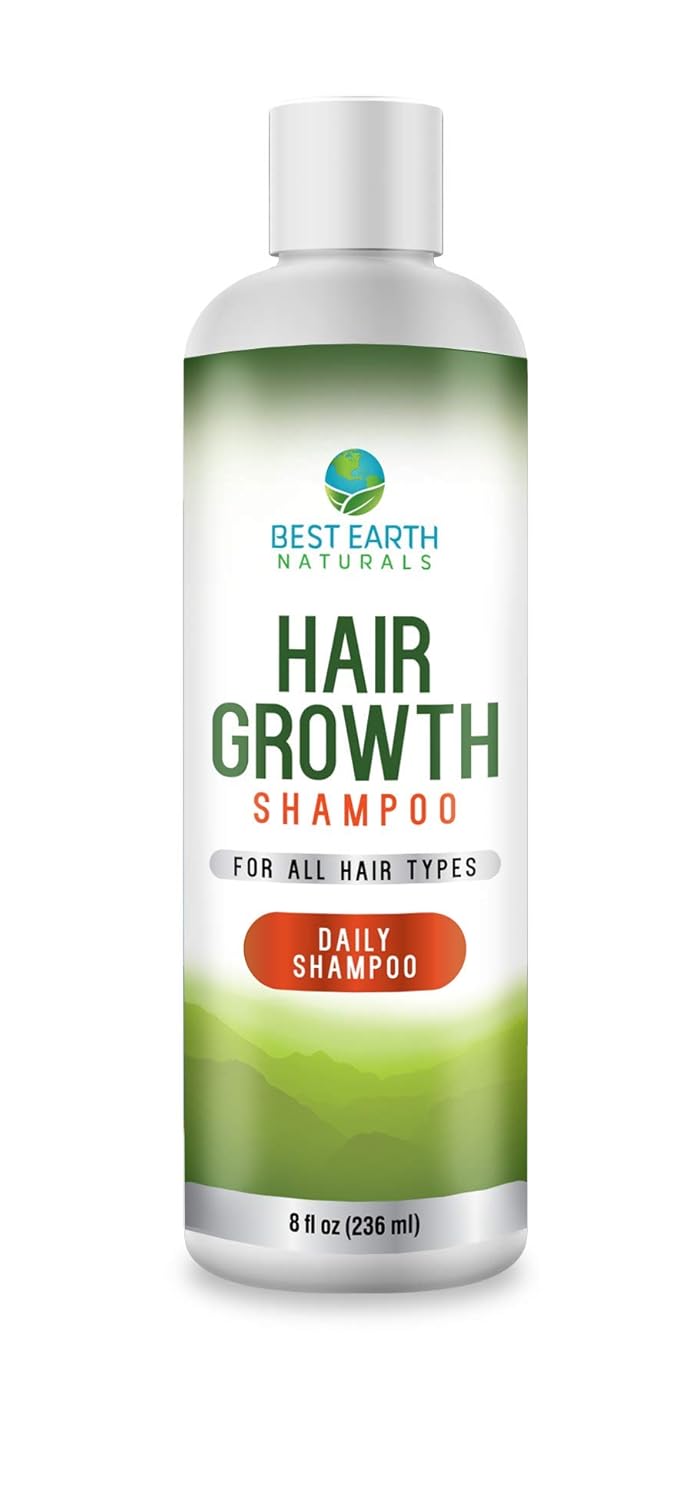 Earth Naturals Hair Growth Starter Set: Hair Growth Vitamins, Shampoo, and Conditioner Kit