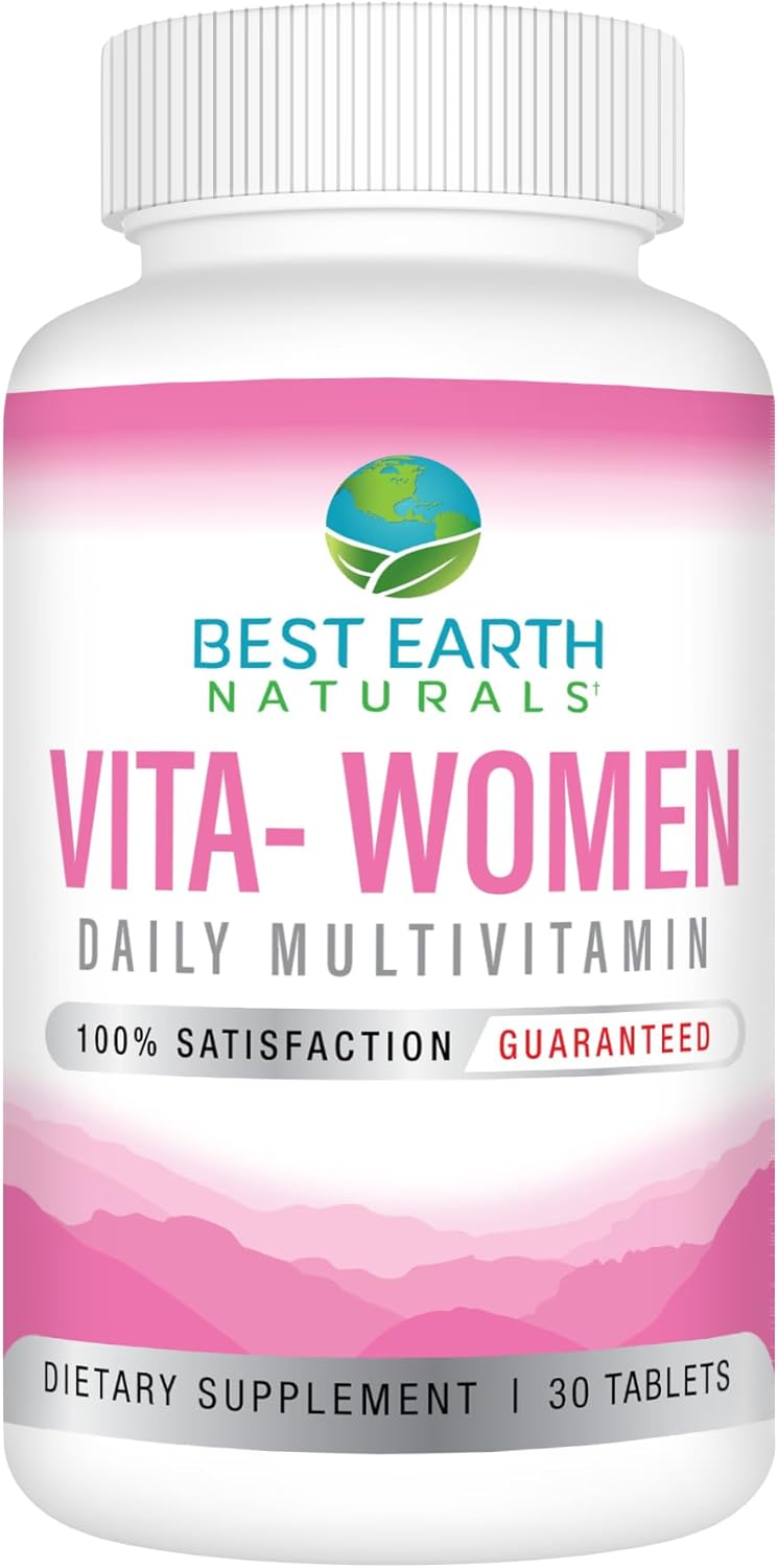 Earth Naturals VITA Women's Multivitamin for Immune Support, Vitality & Well-Being - 100+ Vitamins, Minerals, & Herbs