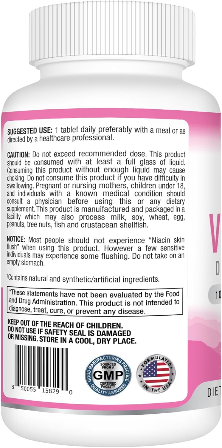 Earth Naturals VITA Women's Multivitamin for Immune Support, Vitality & Well-Being - 100+ Vitamins, Minerals, & Herbs