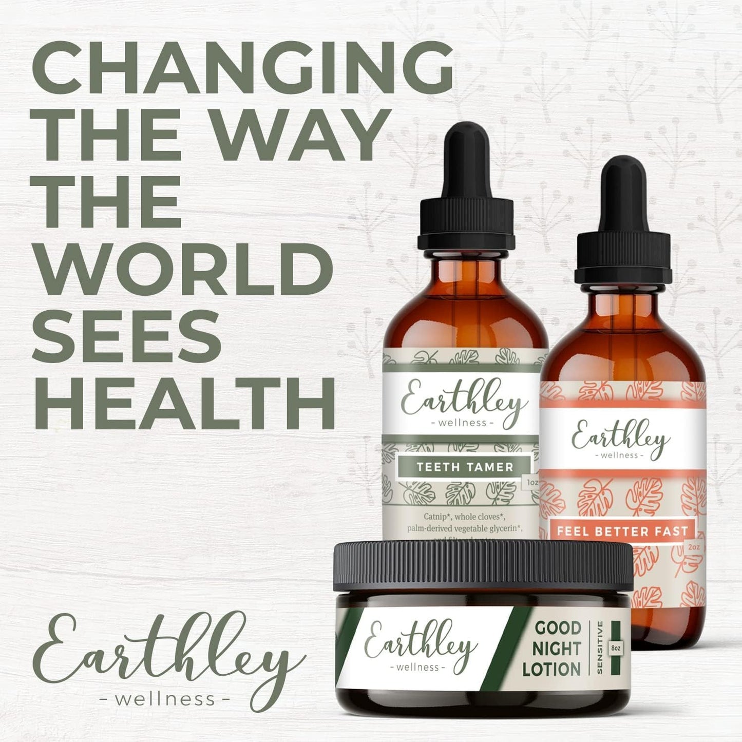 Earthley Wellness Calm and Clarity Herbal Tincture 2oz - Natural Stress Relief and Mental Focus Formula