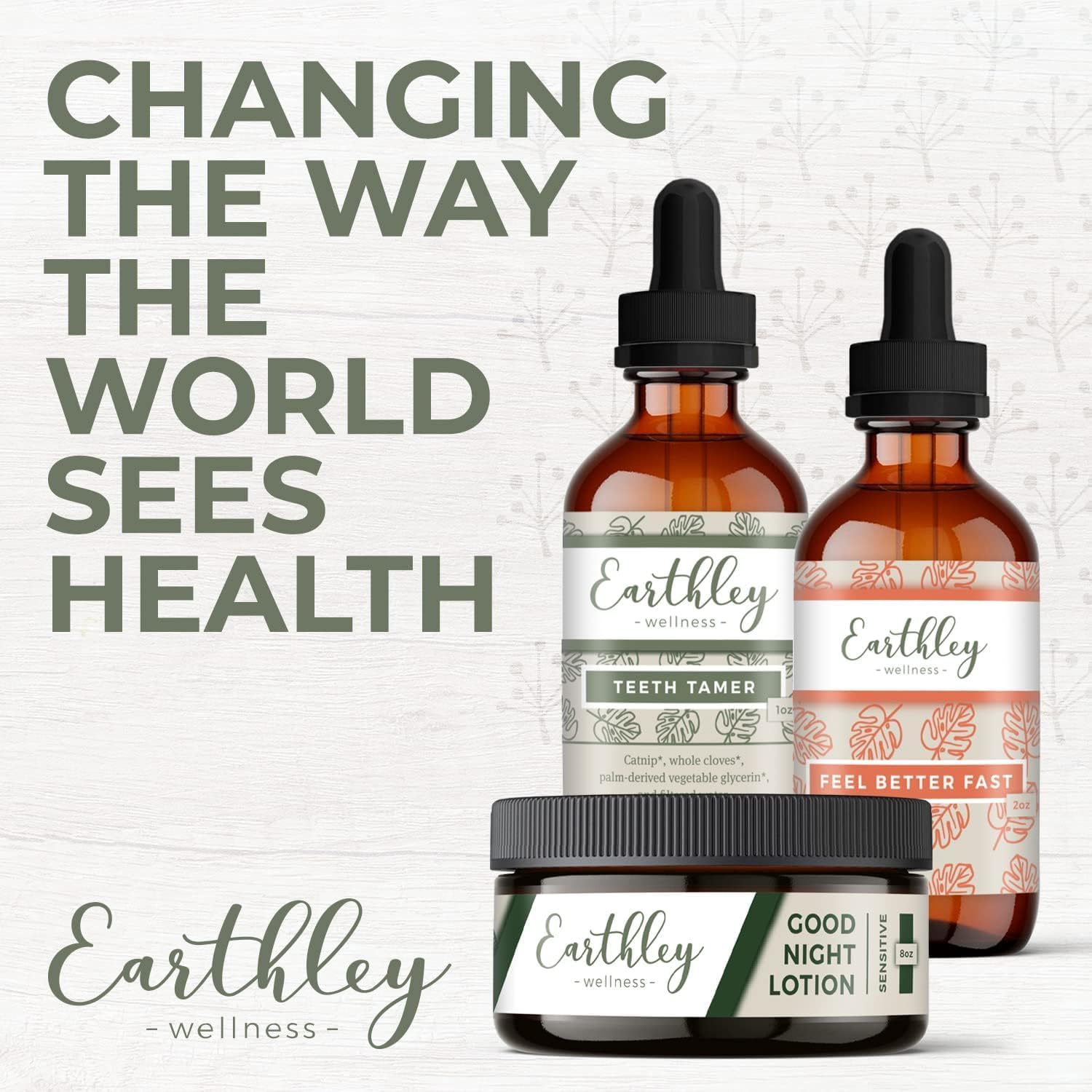 Earthley Wellness Calm and Clarity Herbal Tincture 2oz - Natural Stress Relief and Mental Focus Formula