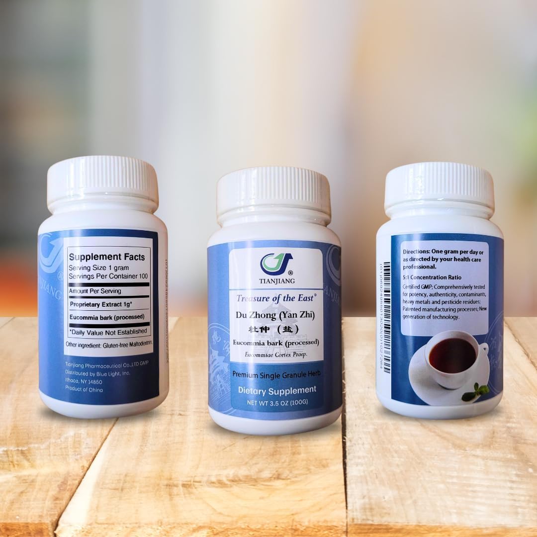 East Treasure Eucommia Bark Extract - Du Zhong (Yan Zhi) 5:1 Concentrated Granules 100g