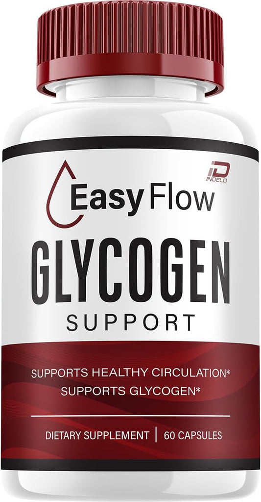 Easy Flow Advanced Supplement - Natural Formula for Healthy Energy Levels, Maximum Strength Capsules (60 count)