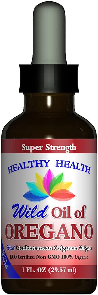 ECO Certified Organic Oregano Oil - Super Strength 86% Carvacrol - Non-GMO - Vegan - Immune Support - 1 oz