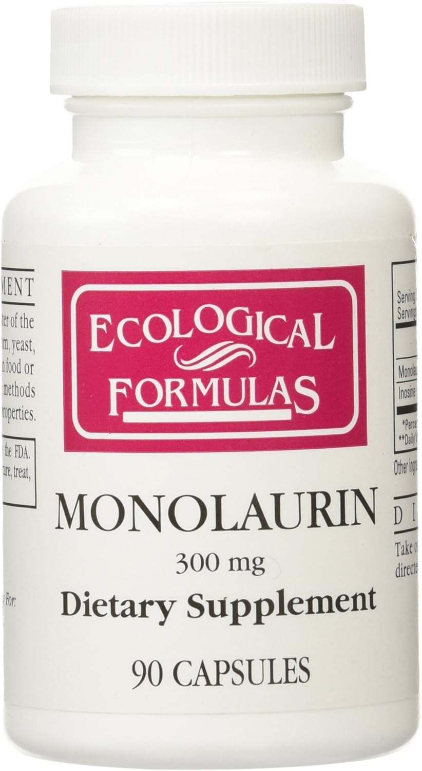 Ecological Formulas Monolaurin Supplement - 300mg, 90 Capsules