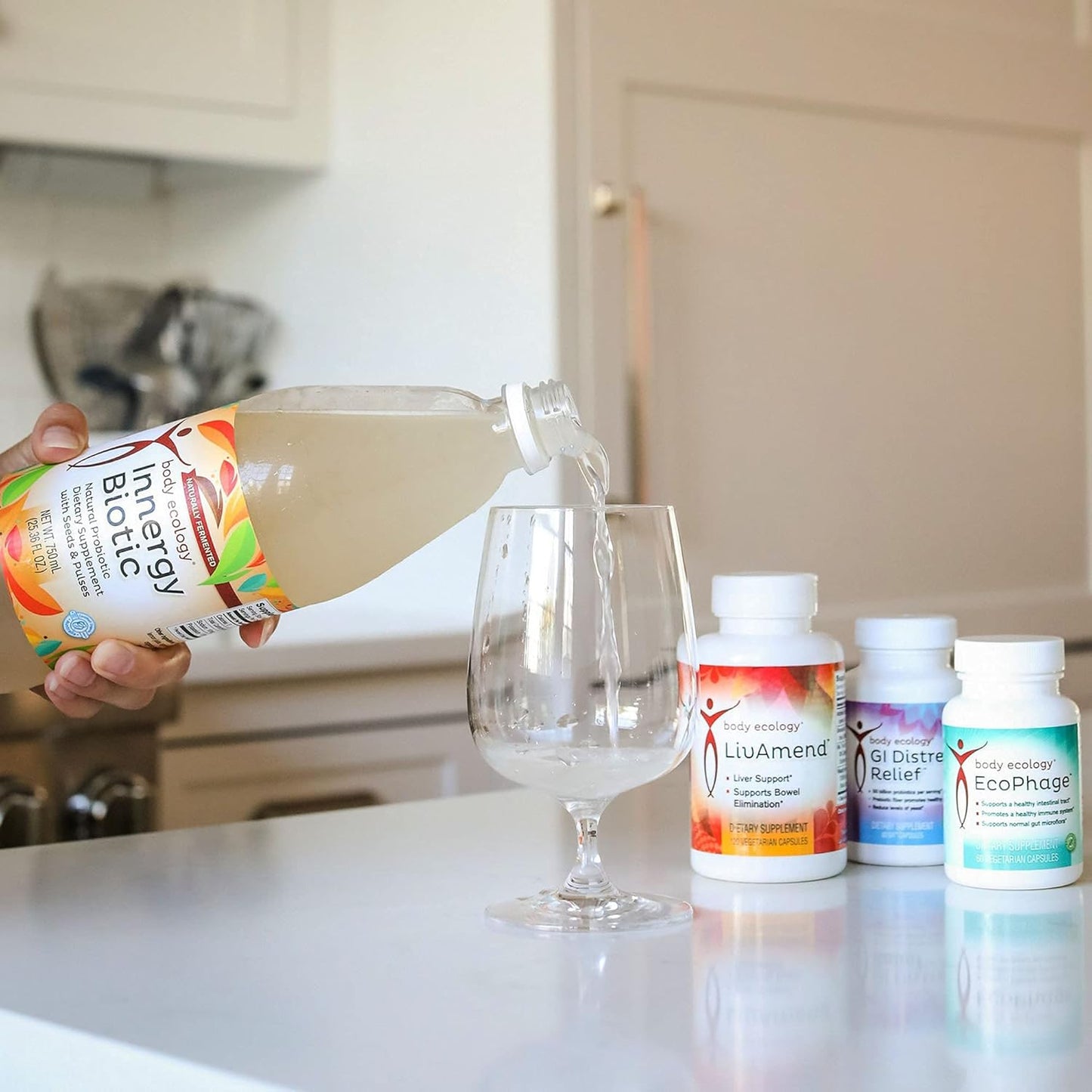 EcoPhage Bacteriophage Prebiotic & Probiotic Supplement - Supports Immune Health & Intestinal Tract - 60 Veg Caps