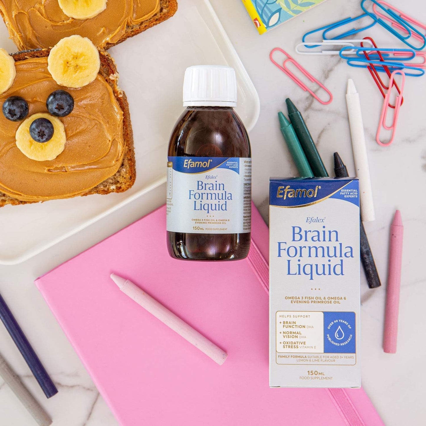 Efamol Efalex Omega 3 +6 Lemon & Lime Liquid Supplement - 150mls