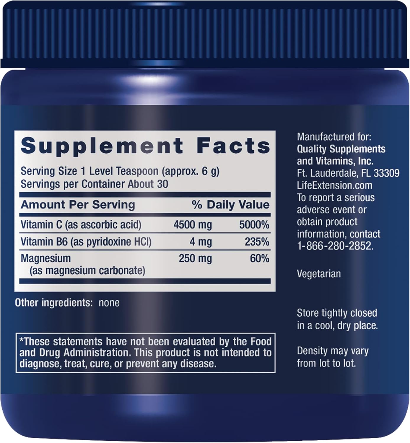 Effervescent Vitamin C Magnesium Crystals for Immediate Relief from Constipation, 180g - Gluten-Free, Non-GMO, Vegetarian