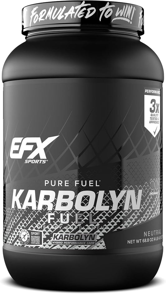 EFX Sports Karbolyn Fuel Carbohydrate Powder - Fast Absorbing, Sustained Energy, Quick Recovery - 39 Servings, Neutral Flavor - BoostGo Australia