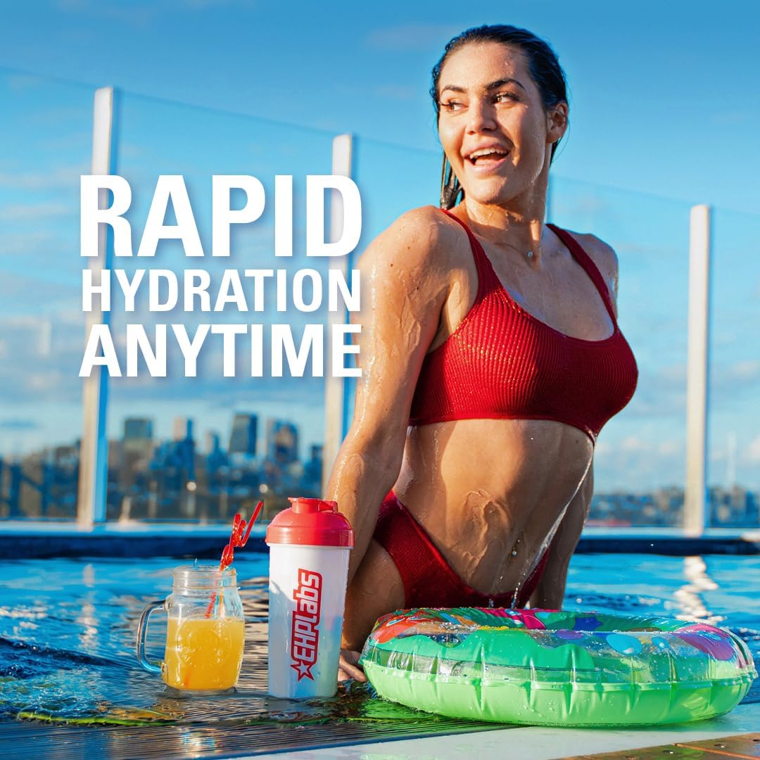 EHP Labs Hydreau Electrolytes Powder - Sugar-Free Hydration for Endurance - Fijian Pineapple Flavor - Men and Women - 40 Servings