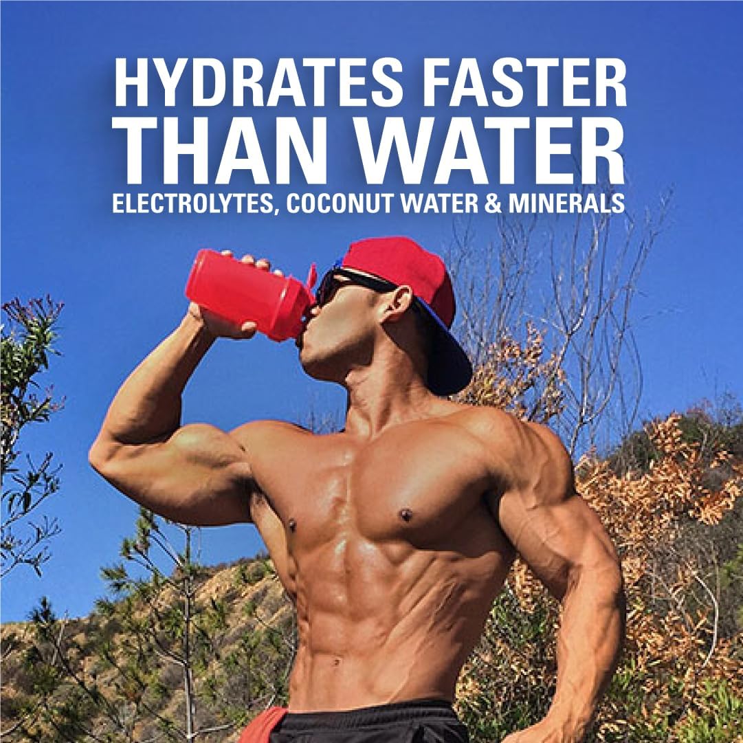 EHP Labs Hydreau Electrolytes Powder - Sugar-Free Hydration for Endurance - Fijian Pineapple Flavor - Men and Women - 40 Servings