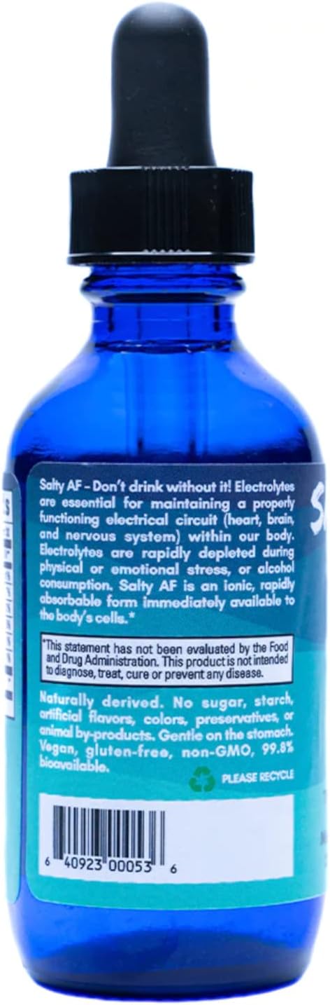 Eidon Ionic Minerals Unsweetened Liquid Electrolyte Drops - Trace Mineral Supplement for Ultimate Hydration Support, Non GMO - 2 oz
