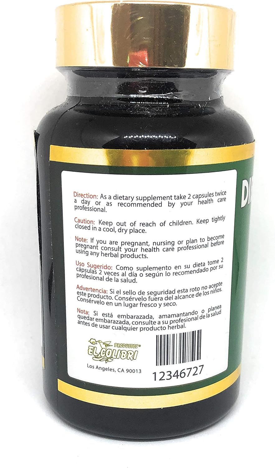 El Colibrí Diente de León Reforzado - Suplemento de 90 cápsulas