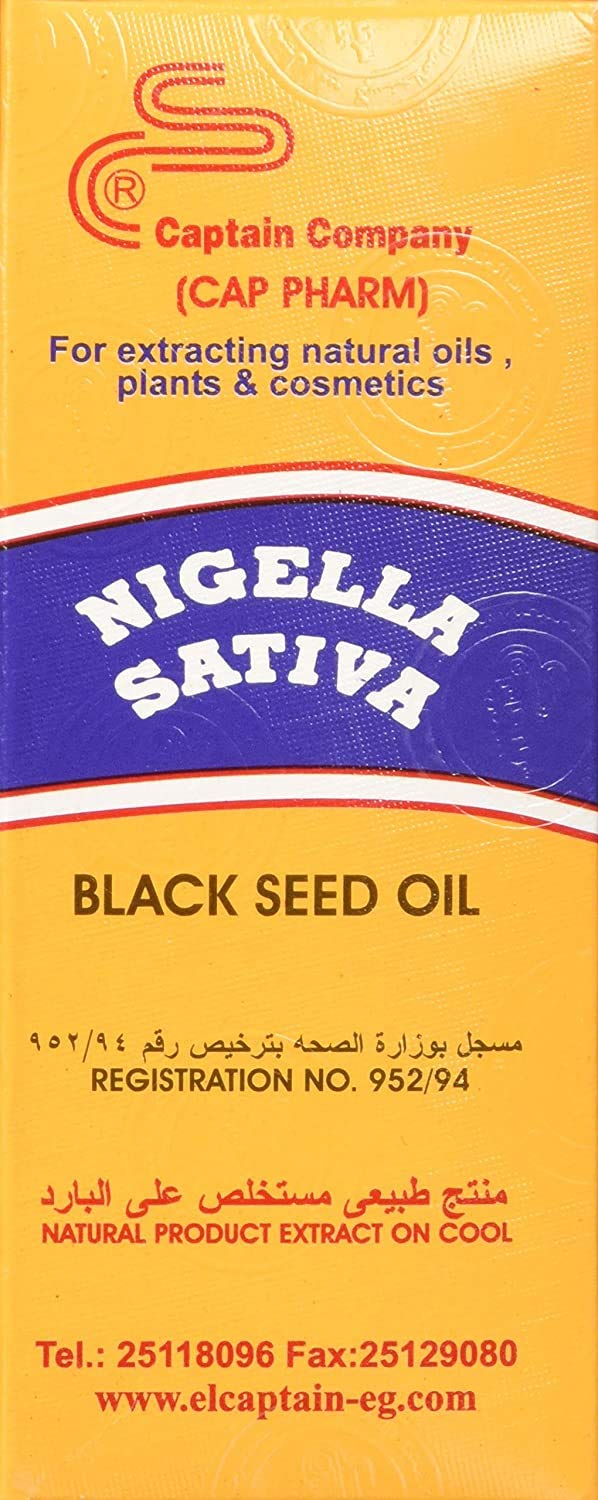 Elcaptain Virgin Black Seed Oil Nigella Sativa 250ml - Premium Quality and Largest Size