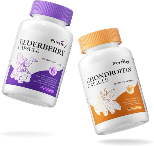 Elderberry and Chondroitin Supplement Bundle for Immune Support