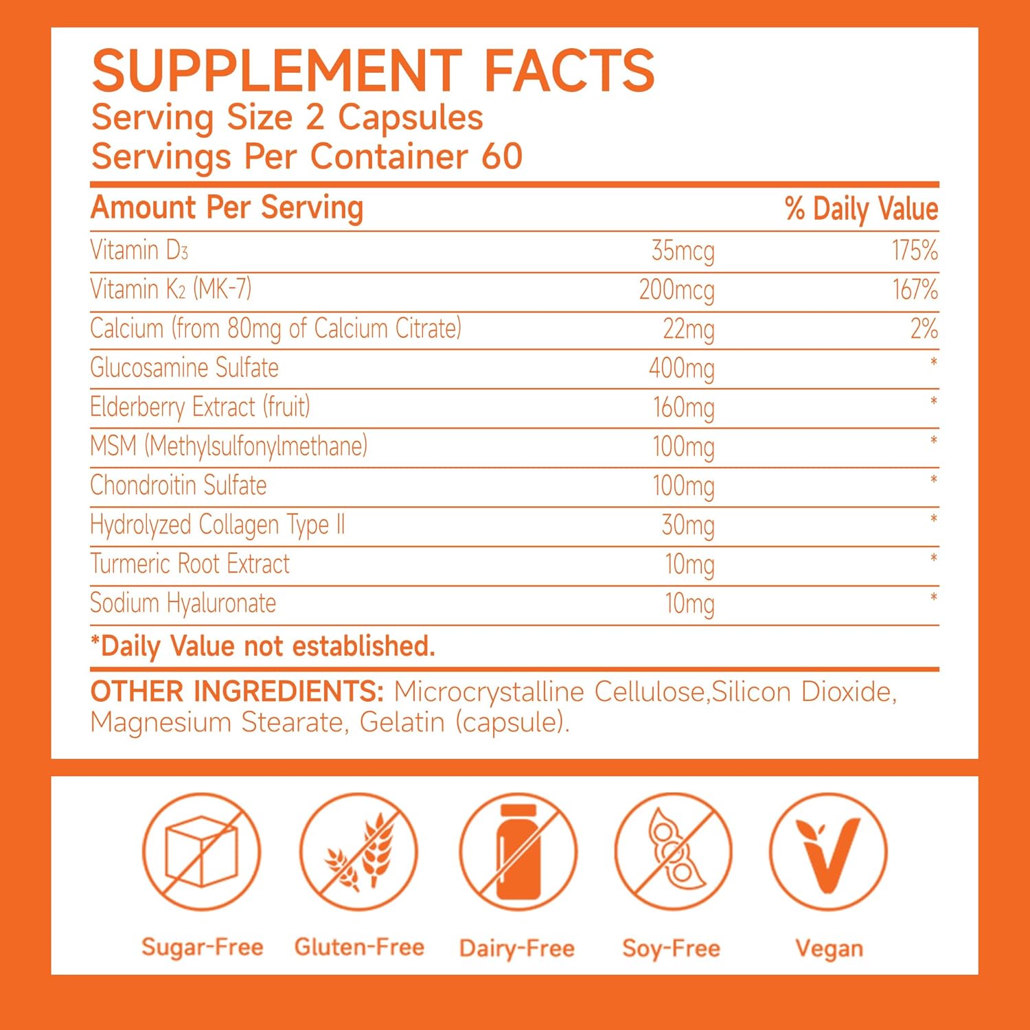 Elderberry and Chondroitin Supplement Bundle for Immune Support