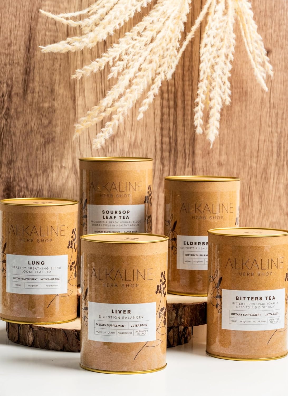 Elderberry Tea Supplement from Alkaline Herb Store - Boost Immunity and Well-being