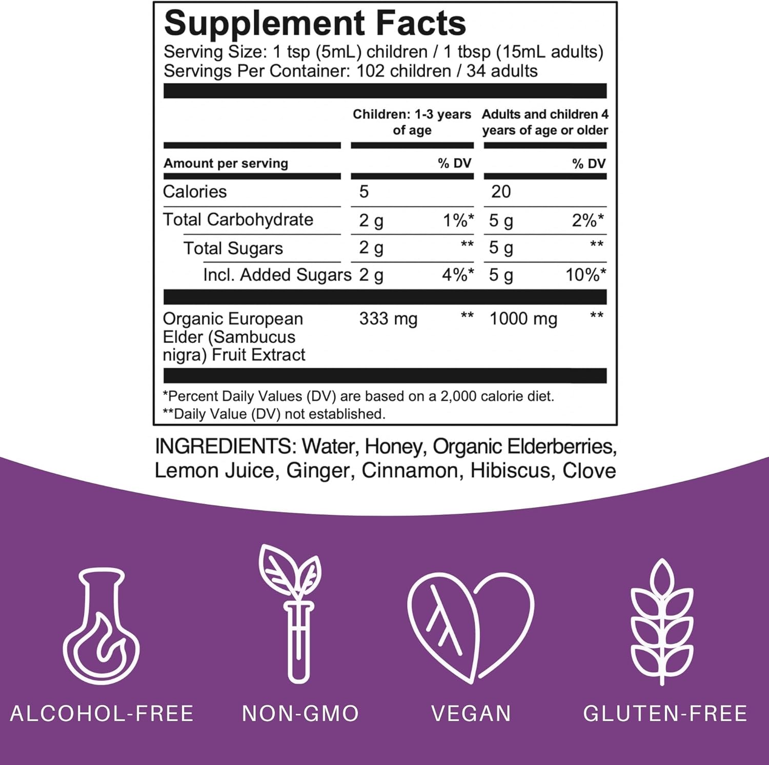 Elderlane Immune Support Supplement Bundle - Elderberry Syrup and Gummies for Adults and Kids - 16.9 Oz Syrup and 60ct Gummies