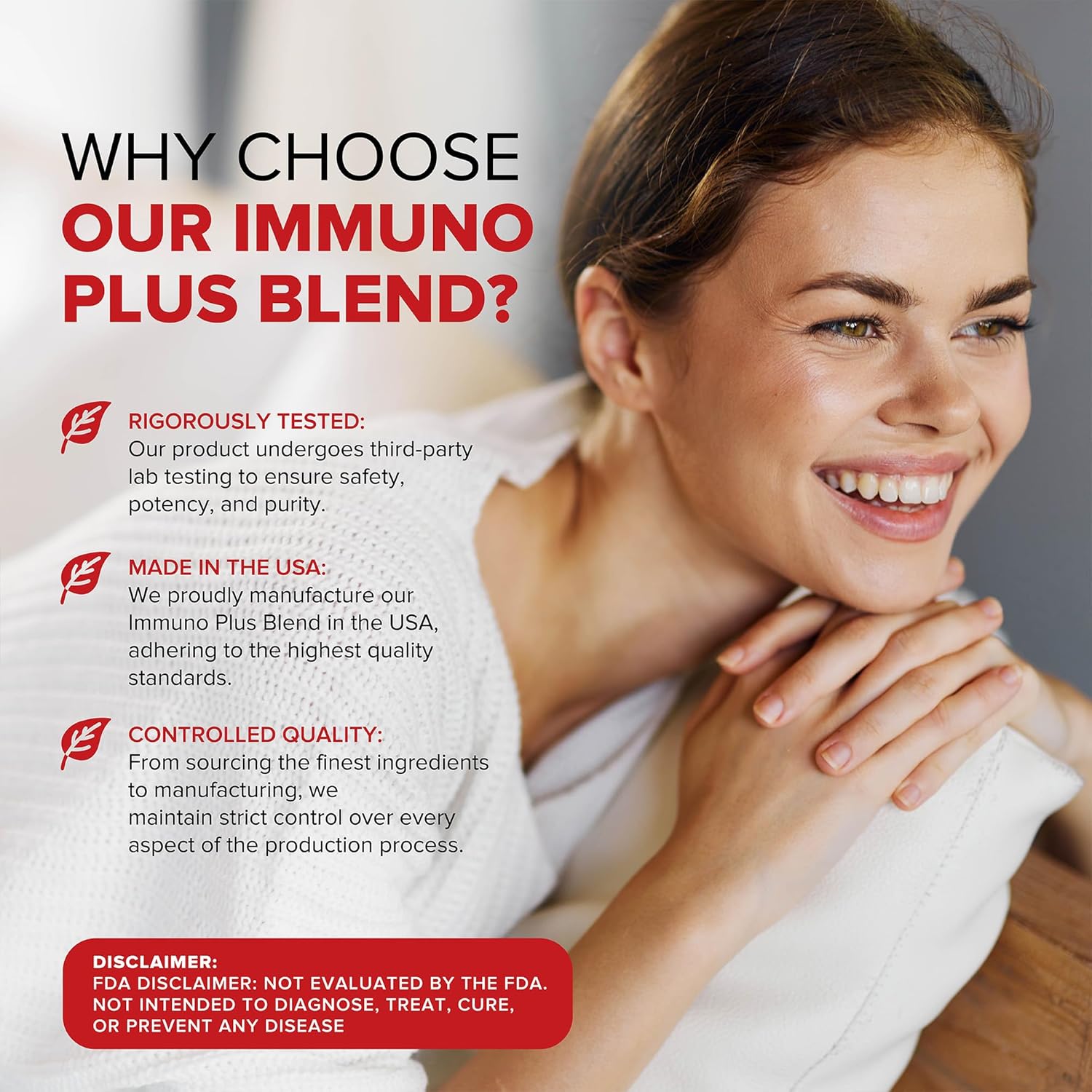 ELEAN Immuno Plus Blend Capsules - Candida Cleanse, Joint & Immune Support Supplement - Non-GMO, Keto-Friendly Vegan Formula