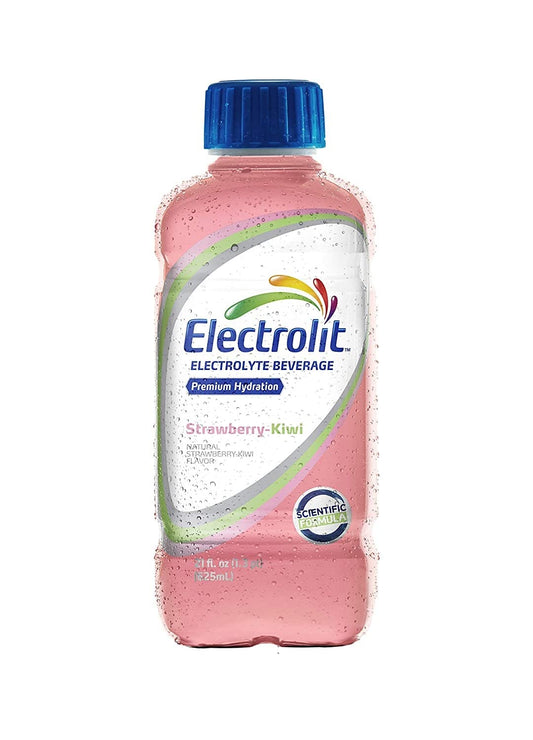 Electrolit Strawberry Kiwi 12-Pack - Electrolyte Infused Drink for Hydration and Recovery