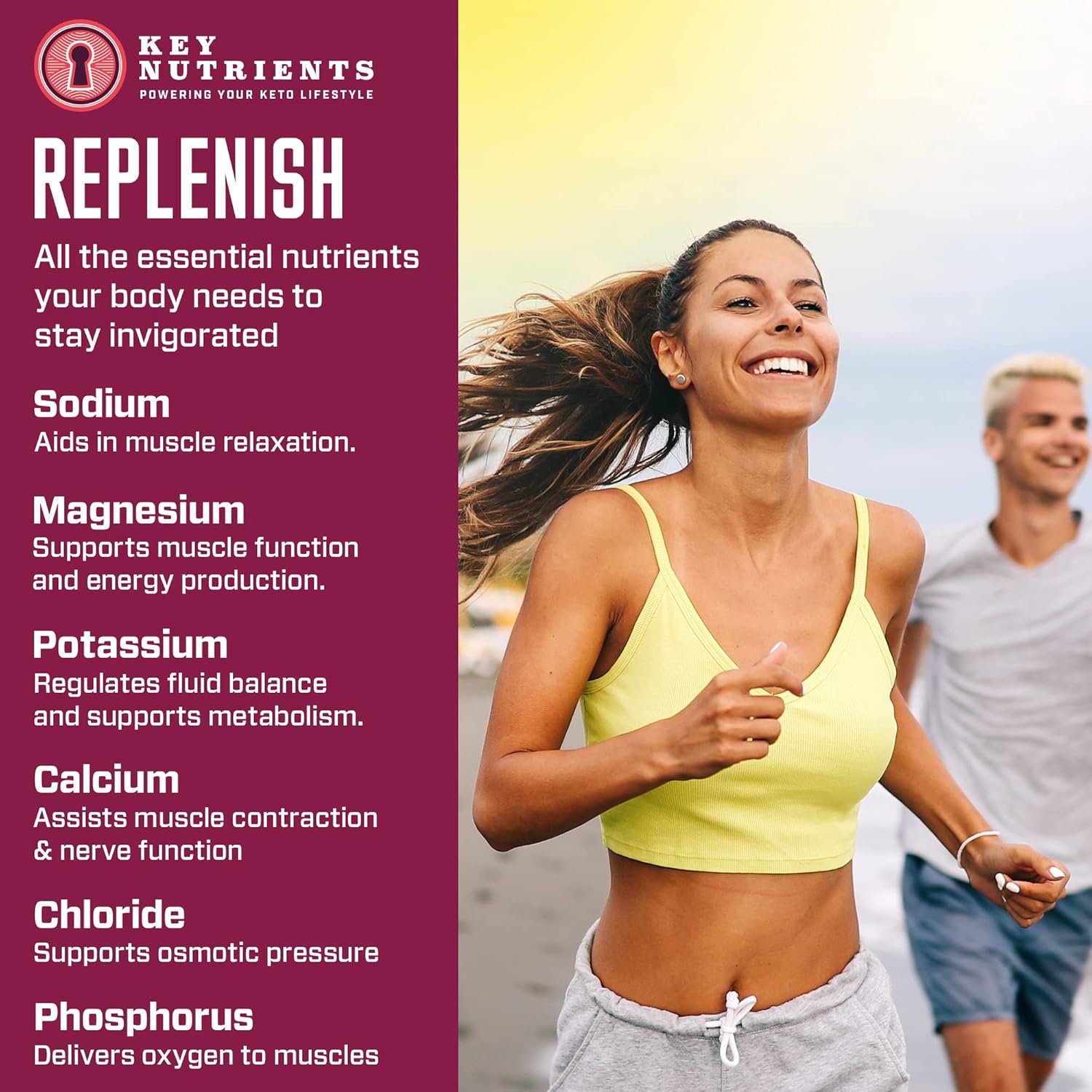 Electrolyte Cherry Pom Key Nutrients Supplement 20 Count Pack