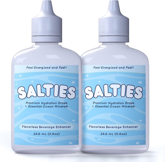 Electrolyte Drops with Magnesium, Potassium, and Sodium - Unflavored Trace Minerals - Sugar-Free - Made in Utah, US