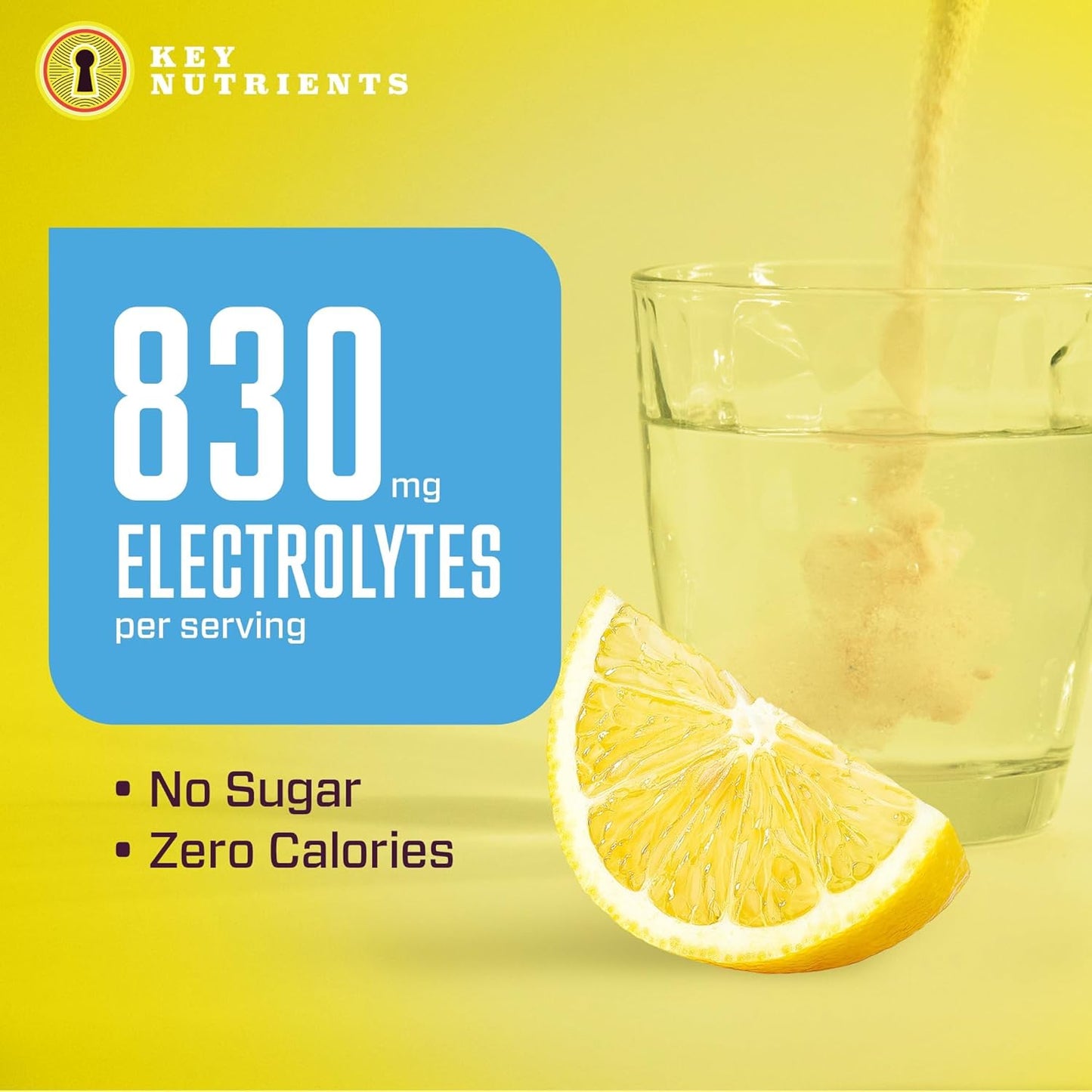 Electrolytes Powder Packets: Refreshing Lemonade Flavor - 20 Pack Hydration Powder for Travel - USA Made, Sugar-Free, Gluten-Free