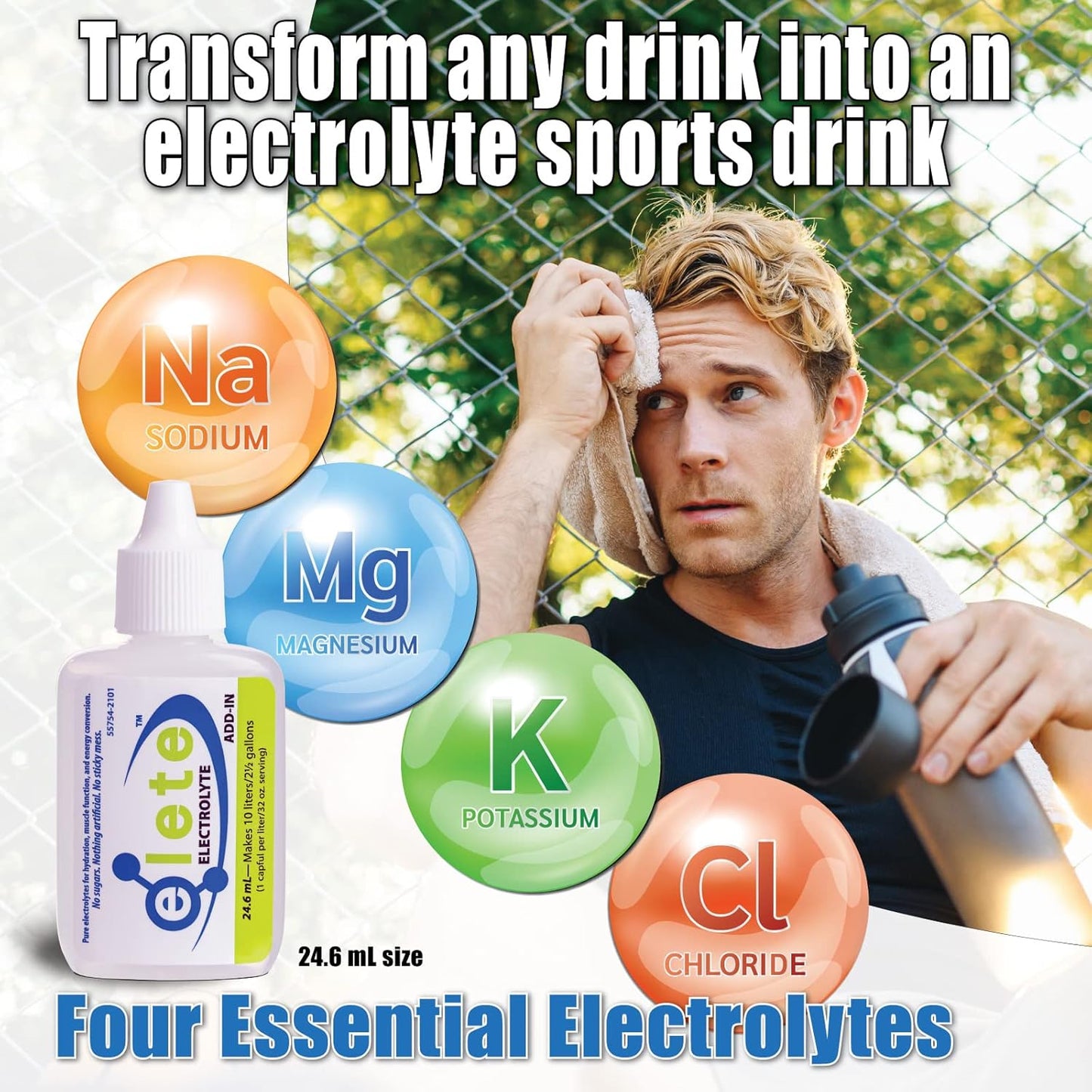 Elete Citrilyte Add-in: Natural Electrolyte Concentrate for Sports Drinks