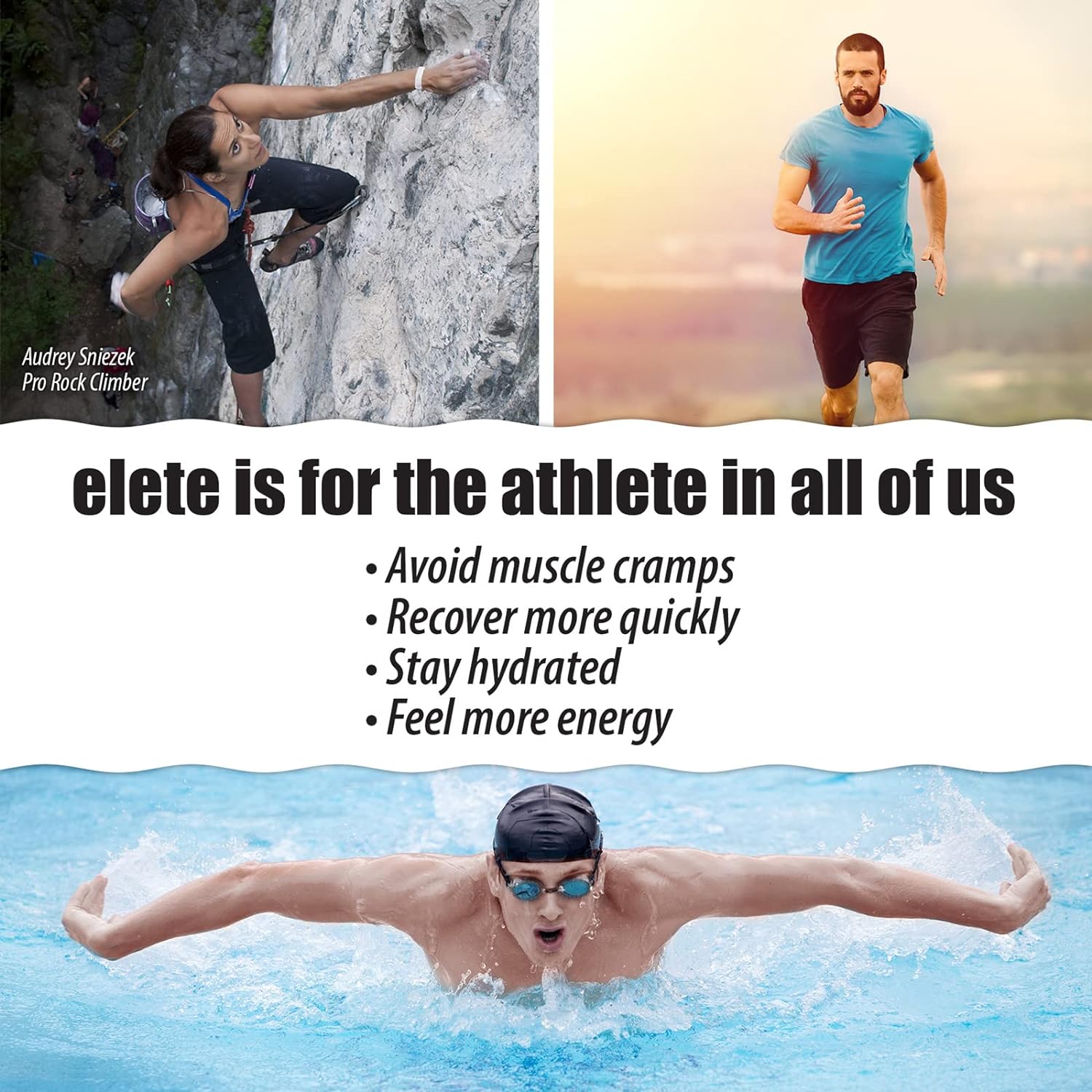 Elete Citrilyte Electrolyte Hydration Drops - Sodium, Magnesium, Potassium, Trace Minerals - Leg & Muscle Cramp Relief - Unflavored, Natural - Transform Any Drink into Sports Drink - 32oz