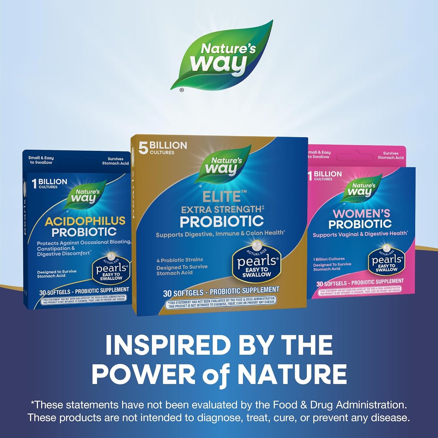 Elite Extra Strength Probiotic Pearls for Men and Women - Supports Digestive, Immune, Colon Health - 5 Billion Live Cultures - No Refrigeration Needed - 30 Softgels