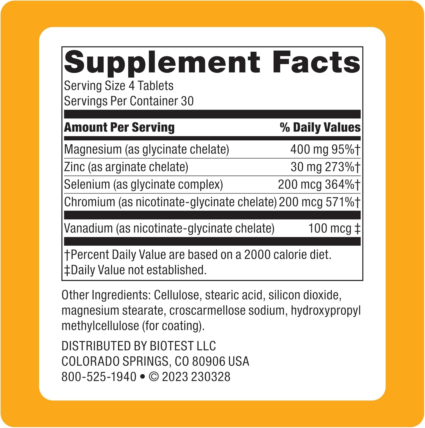 ElitePro Minerals: Immunity, Recovery & Metabolic Support - Magnesium Glycinate & Zinc Arginate - 30-Day Supply, 120 Tablets